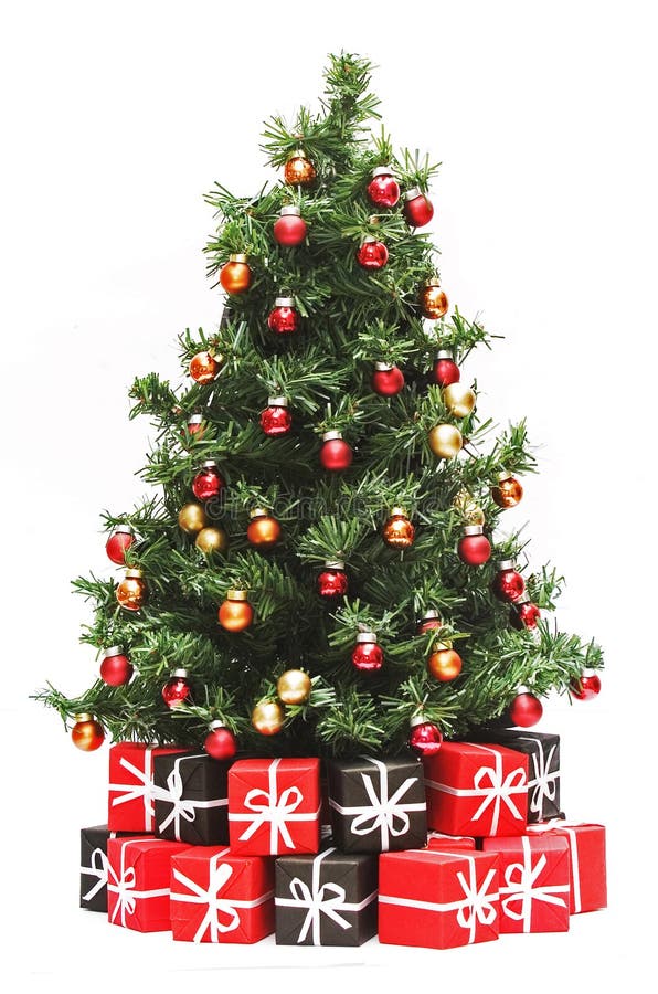 Christmas tree stock image