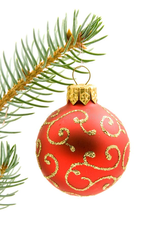 Christmas tree ball stock image. Image of tradition, decorated 15504821