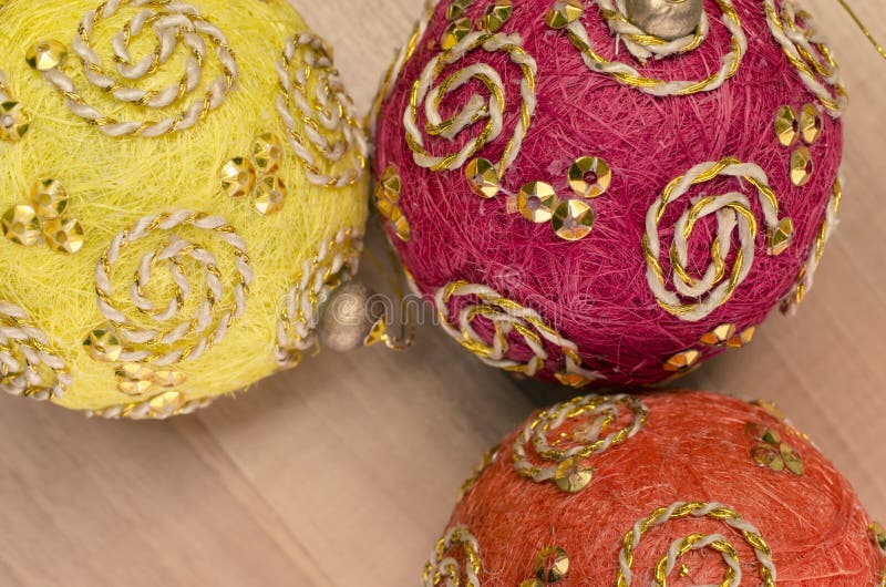 Christmas tree balls decor stock image. Image of small 46286821