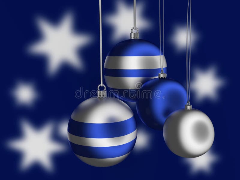 Christmas tree balls stock illustration. Illustration of silver 38657005