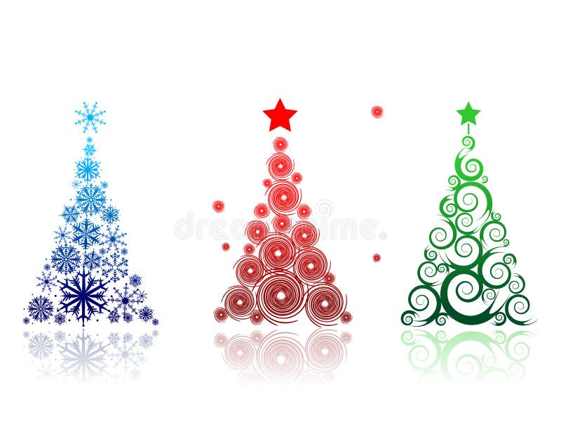 Christmas tree beautiful for your design