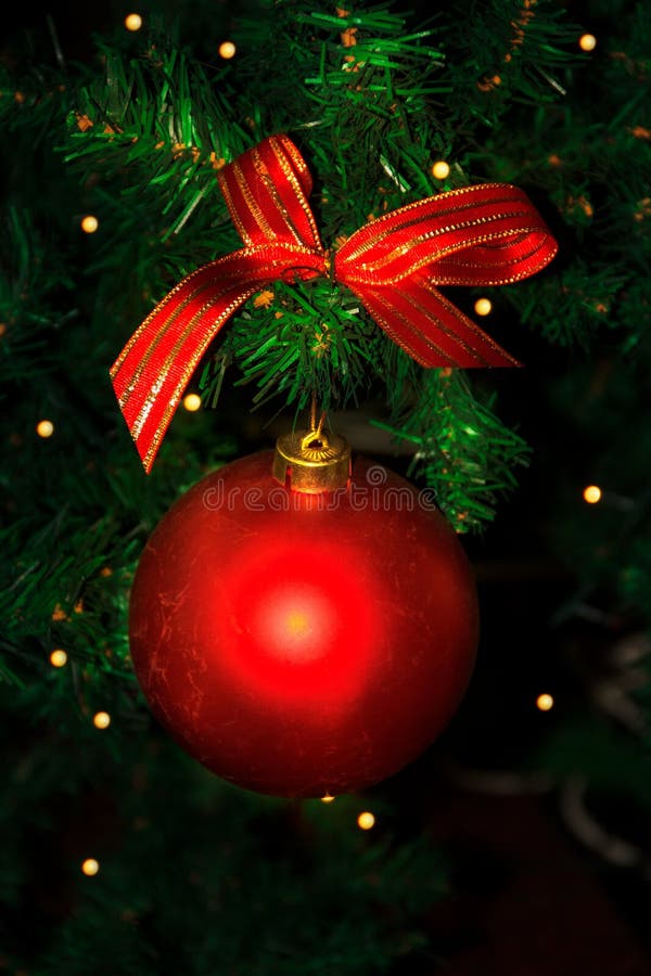 Red Christmas Ornament stock photo. Image of winter, marilyngould
