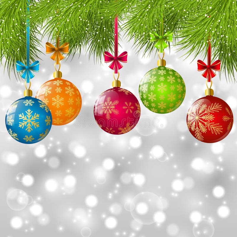 Trio Swirly Christmas Ornaments Stock Vector - Illustration of ornament ...