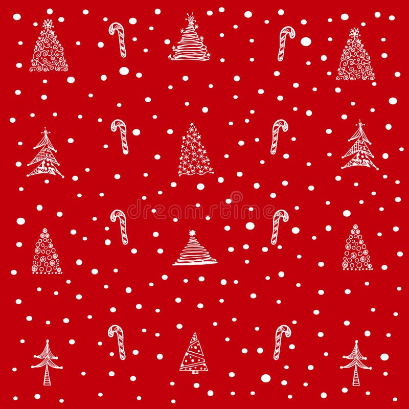 Christmas Tree, Sketch, Doodle, Vector Illustration Stock Vector ...