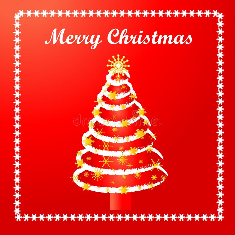 Christmas tree card