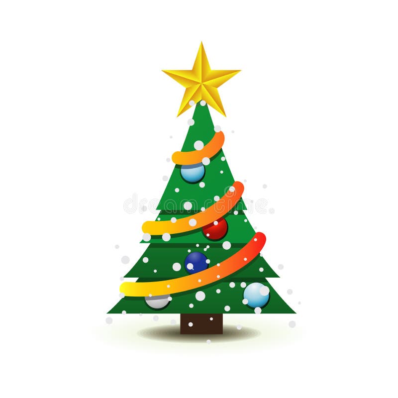 Christmas tree stock illustration. Illustration of cartoon - 80804757 Christmas tree stock illustration. Illustration of cartoon - 80804757