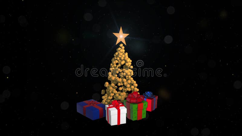 Pink Merry Christmas and Happy new year 3d rendering. 2014563 Stock Video  at Vecteezy