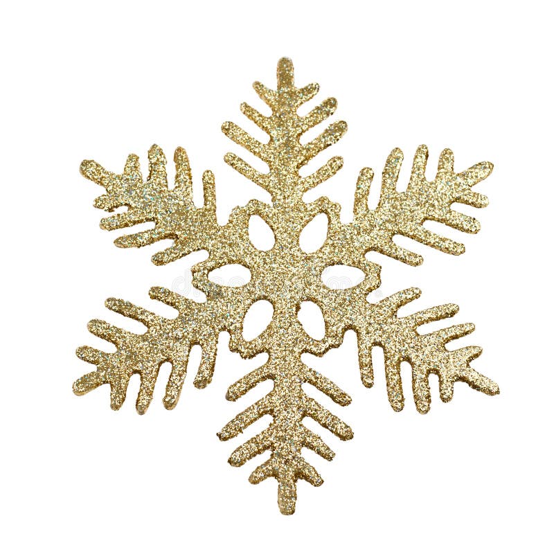 Christmas Tree Decoration Snowflake Stock Image Image of isolated