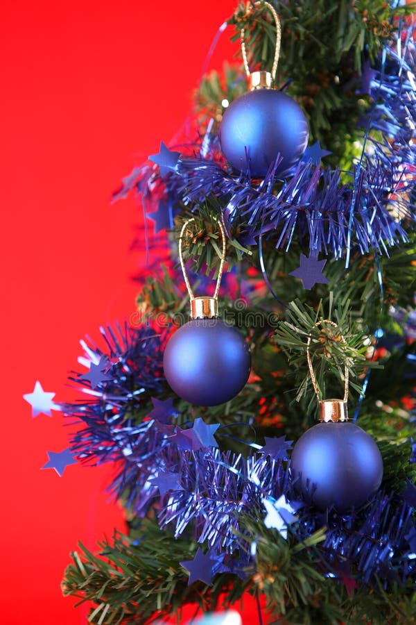 Christmas Tree With Decorations And Gifts Stock Photo Image of