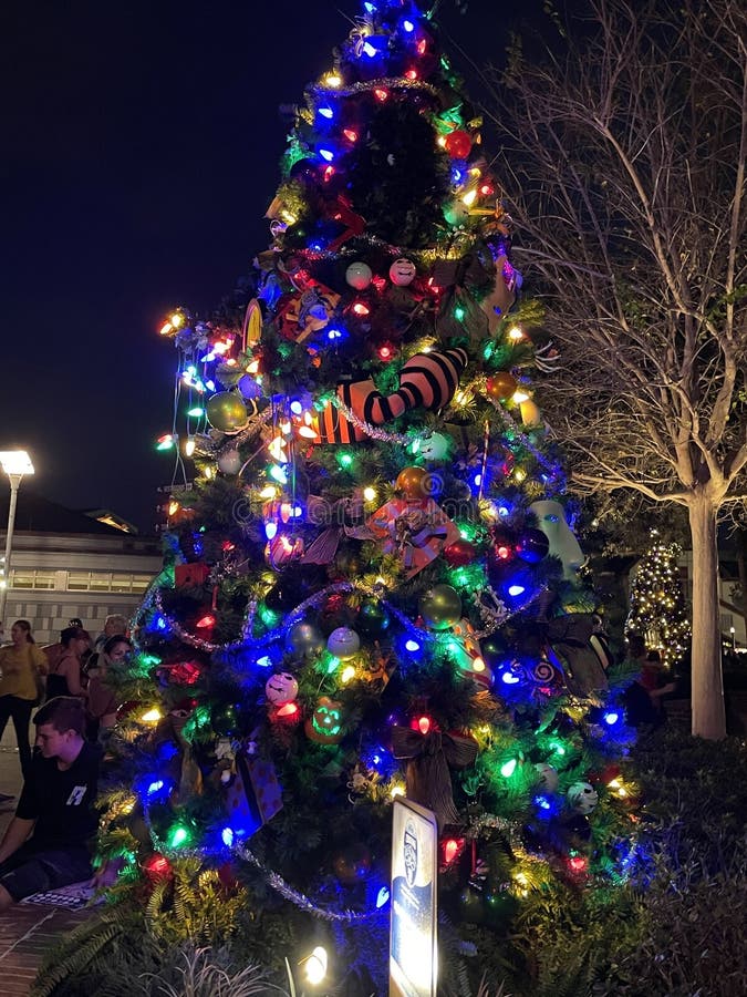 Christmas Tree at Disney Springs in Orlando, Florida Editorial Stock ...