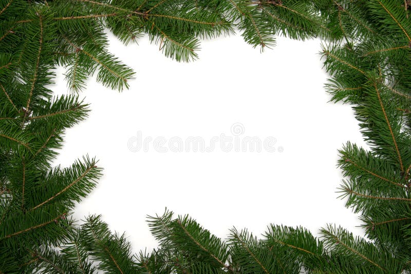Christmas tree frame stock image. Image of ornamental - 1506565