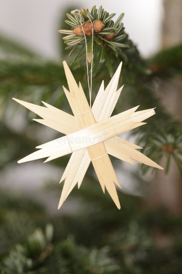 Christmas Tree Handmade Christmas Decoration Stock Image Image of