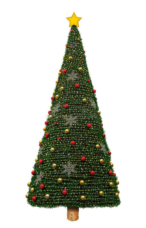 Christmas tree isolated