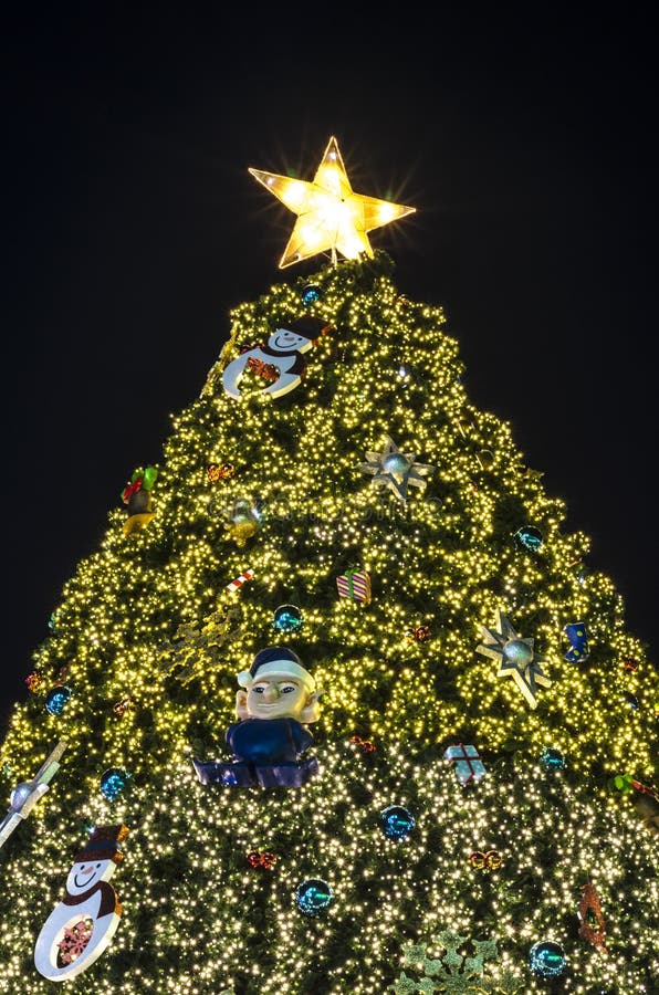 Christmas tree lighting