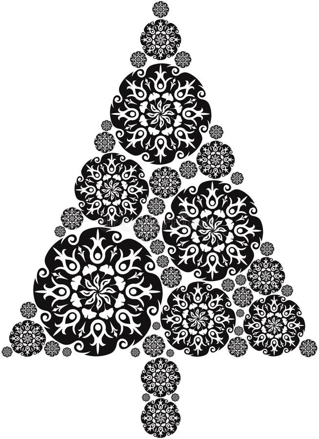 Download Christmas Tree Made Of Mandalas Stock Vector ...