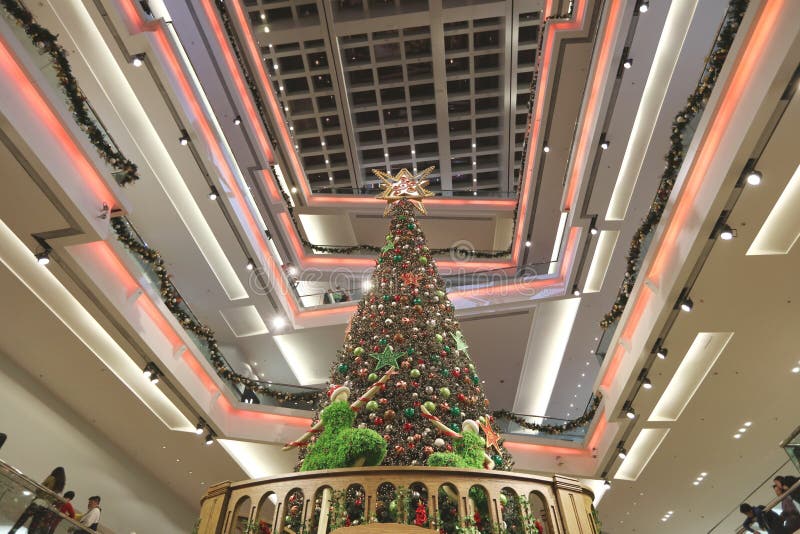 The Christmas Tree at Mall 2016 Editorial Image Image of tree