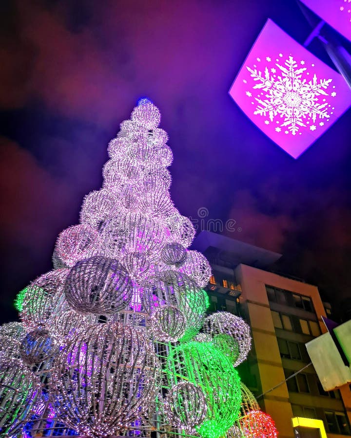 Christmas Tree on Smithfield Sq. Dublin, Ireland, Celebration, New ...