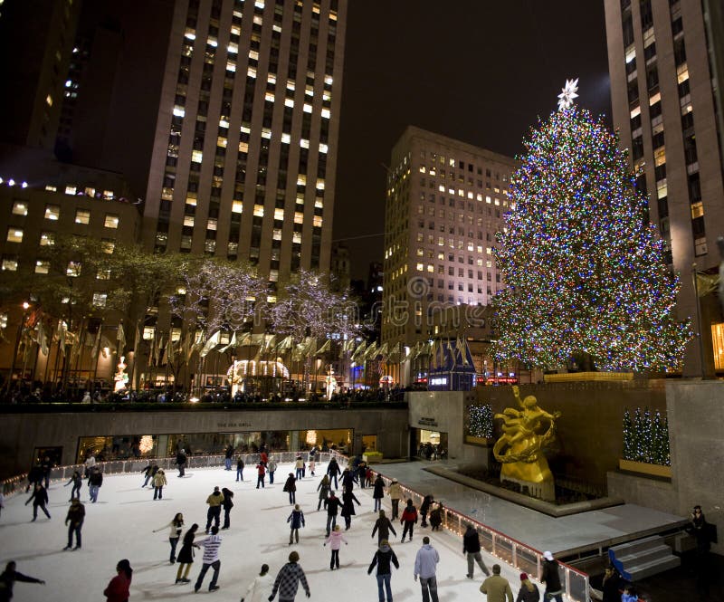 Christmas in New York editorial stock photo. Image of colorful 7405593