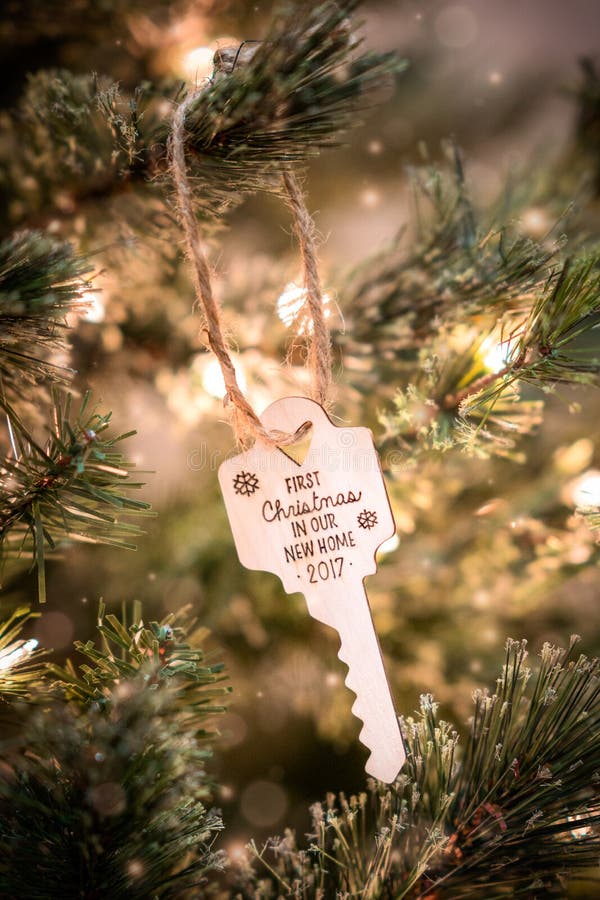 Christmas Tree Ornament Key Stock Image Image of green, hang 104696423