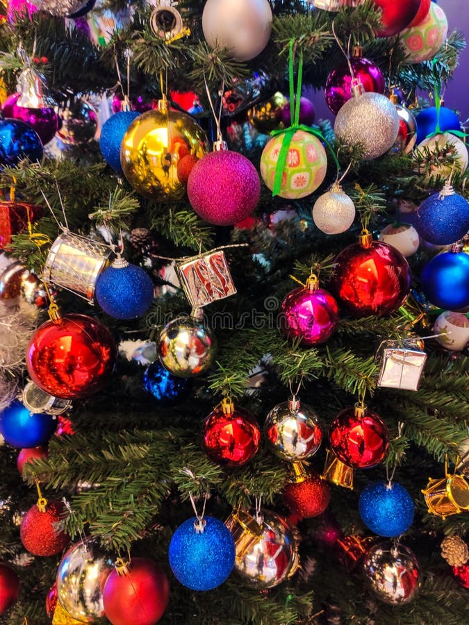 Christmas Tree Ornaments royalty free stock images Christmas Tree Ornaments royalty free stock images