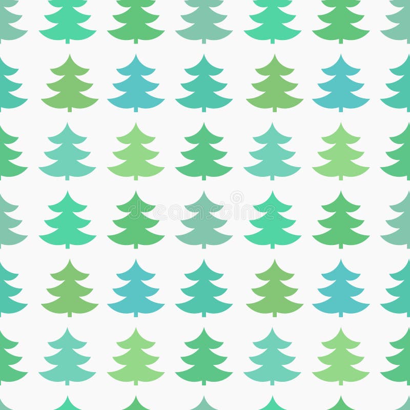 Christmas tree pattern stock vector. Illustration of symbol - 61822798