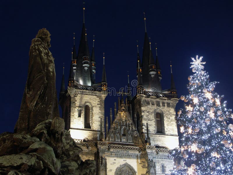 Christmas tree in Prague