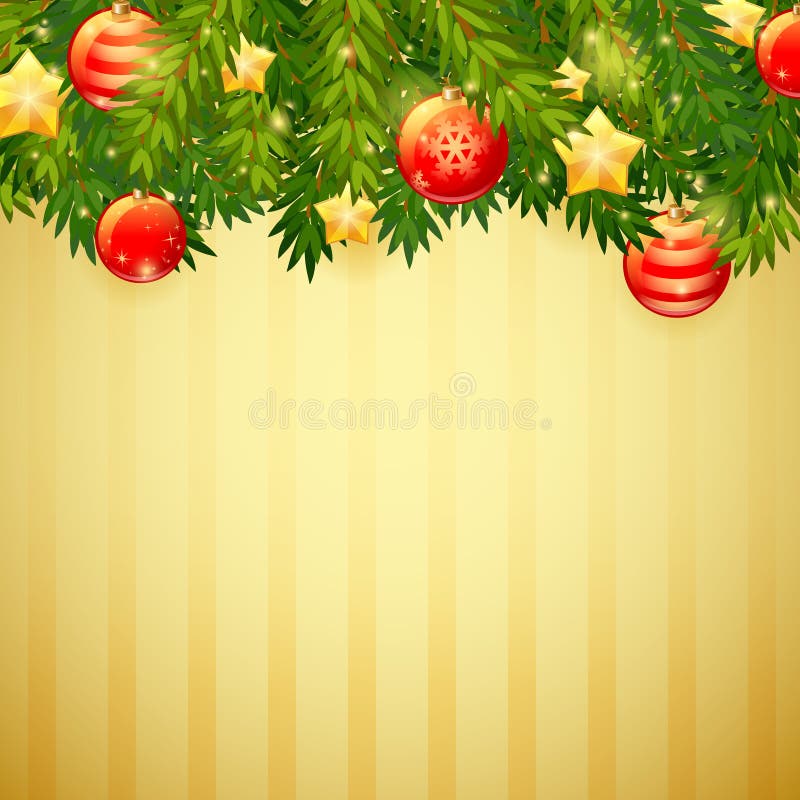 Stylized Design Christmas Tree Stock Vector - Illustration of christmas ...