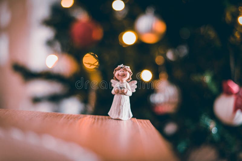 Christmas tree symbol stock photo. Image of angel, snow 167366822