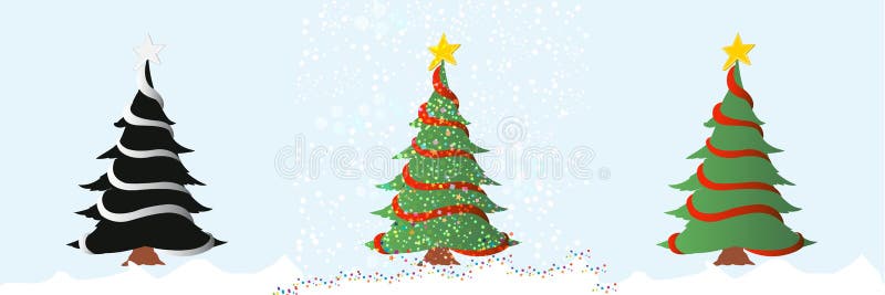 Christmas tree/vector