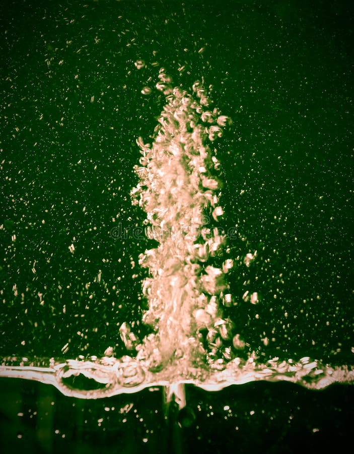 Christmas tree from water