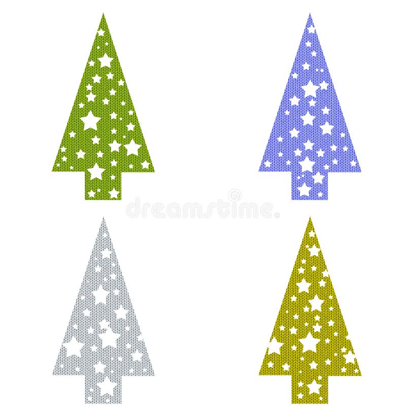 Christmas tree on white background