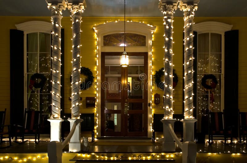 Christmas Victorian Porch