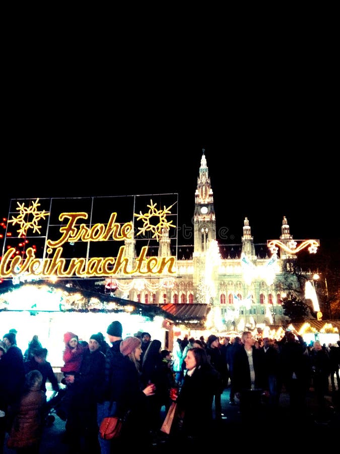 Christmas in vienna editorial stock image. Image of awesome 48408929