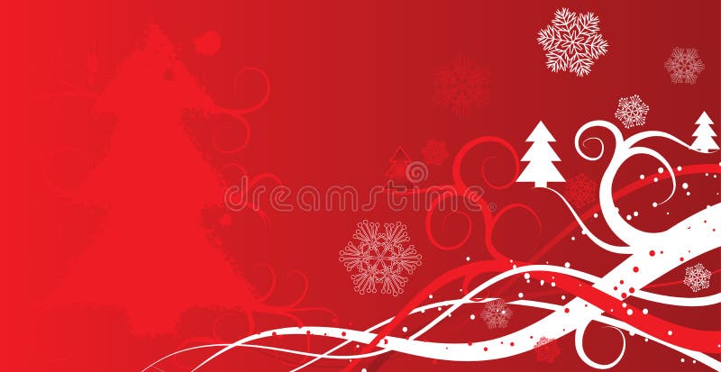 Christmas winter background, vector