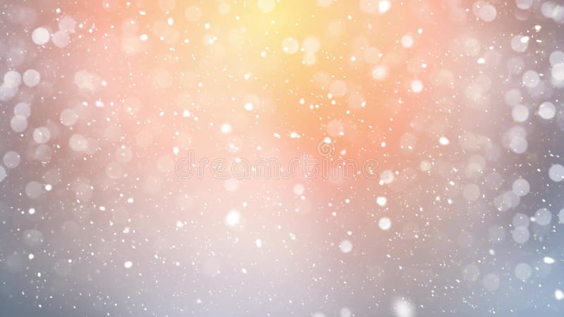 Christmas Winter Snow and Snowflakes Background with Seamless Loop, Suitable for Christmas, New Year, Winter Promos vector illustration