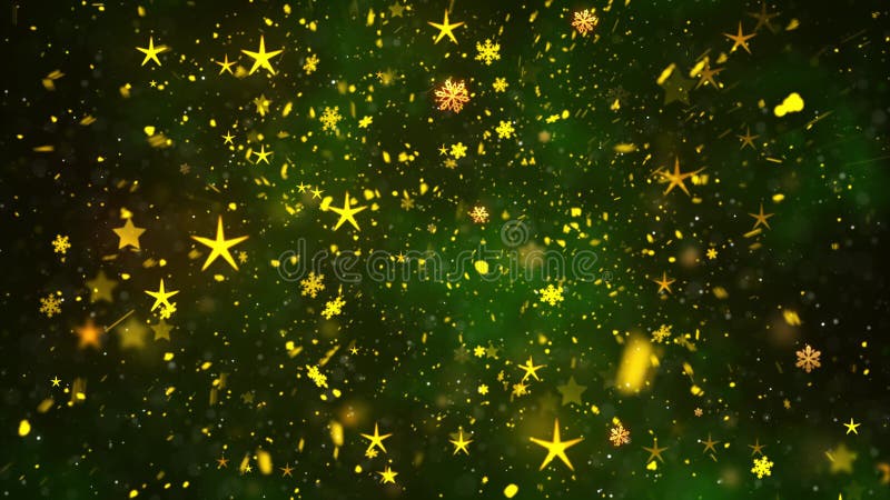 Christmas Winter Snow and Snowflakes Background with Seamless Loop, Suitable for Christmas, New Year, Winter Promos royalty free illustration