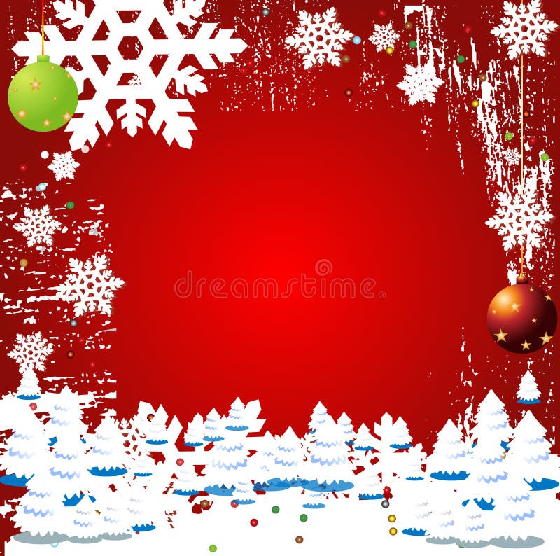 Christmas Winter Vector Backgr royalty free illustration