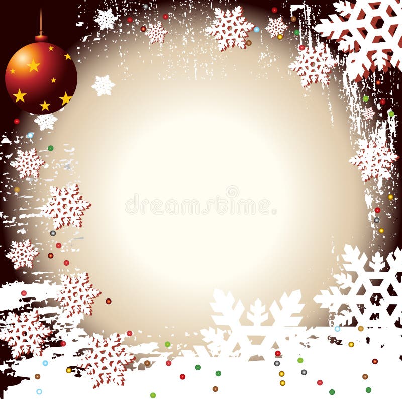 Christmas Winter Vector Backgr