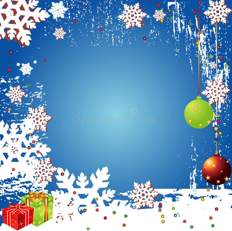 Christmas Winter Vector Backgr