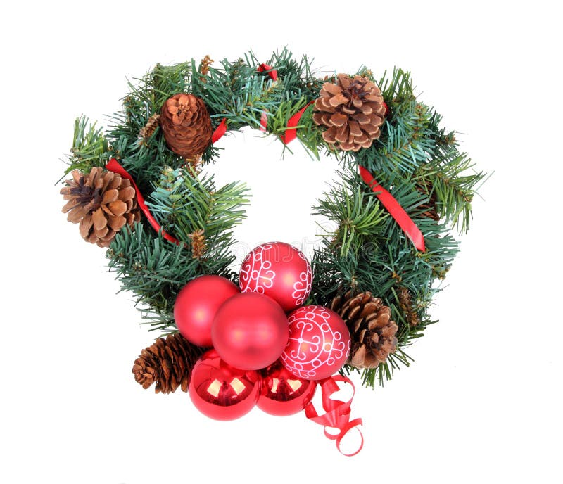Christmas wreath royalty free stock images