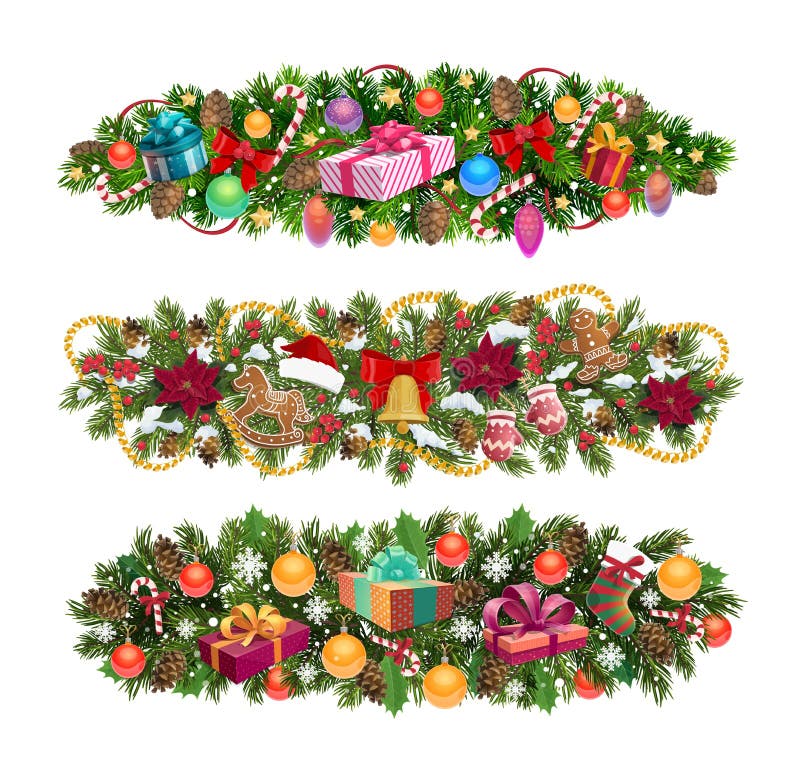 holiday cookie border clip art