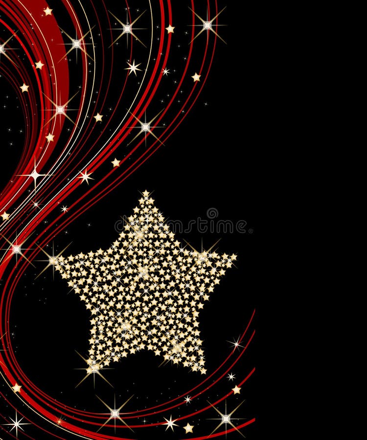 Christmasframe avec des étoiles illustration libre de droits Christmasframe avec des étoiles illustration libre de droits