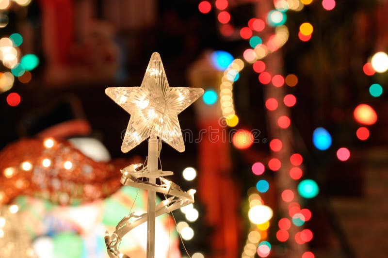 Christmast Lights and Star
