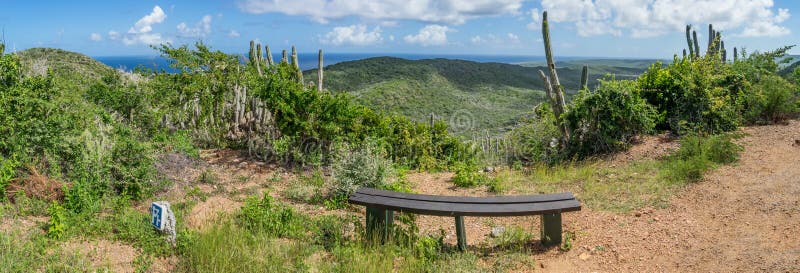 Path Way Christoffel National Park Curacao Views Stock ...