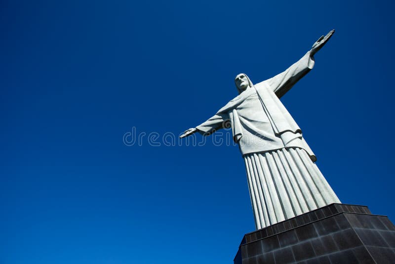 Christus die Erlöserstatue in Rio de Janeiro in Brasilien
