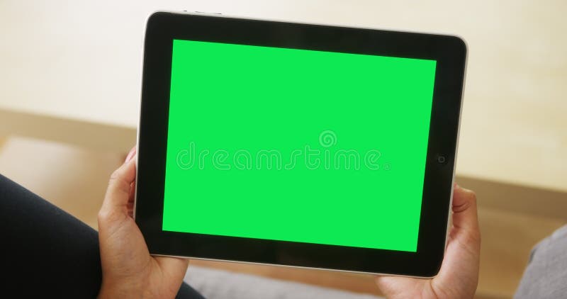 Chromakey on tablet