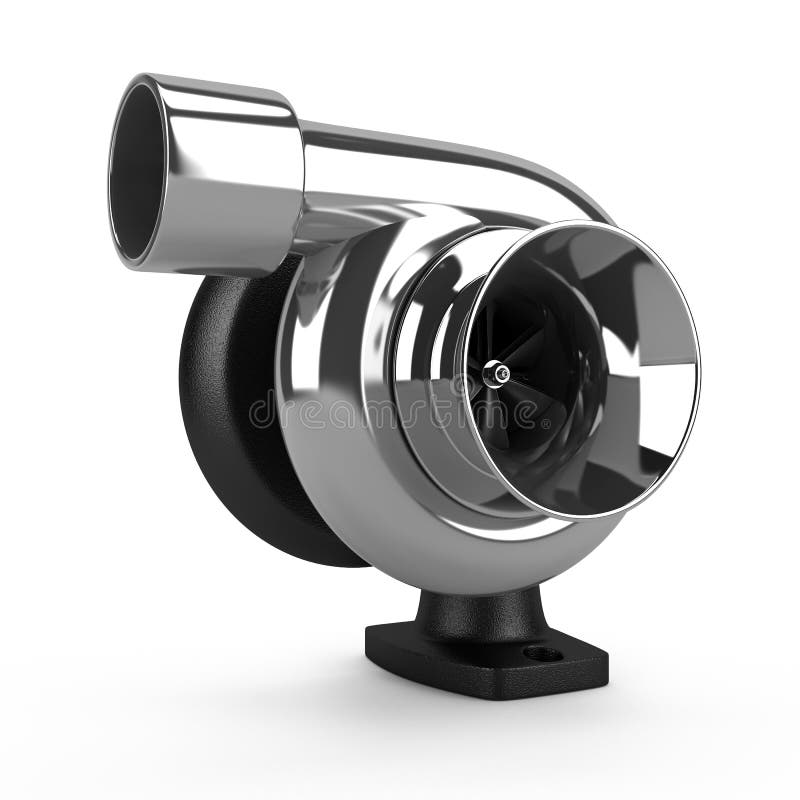 Chrome Car Turbine. Auto Parts Stock Illustration Illustration of