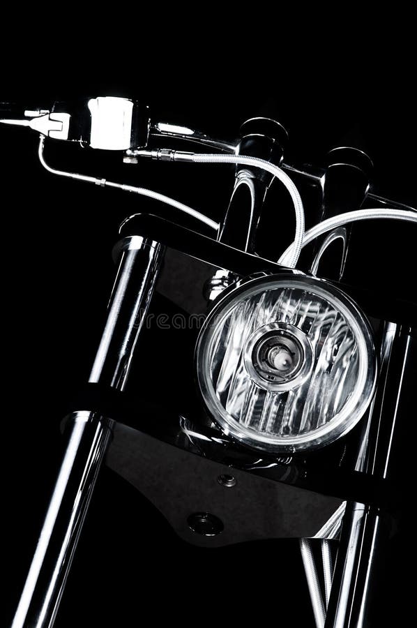 Chrome chopper handlebars