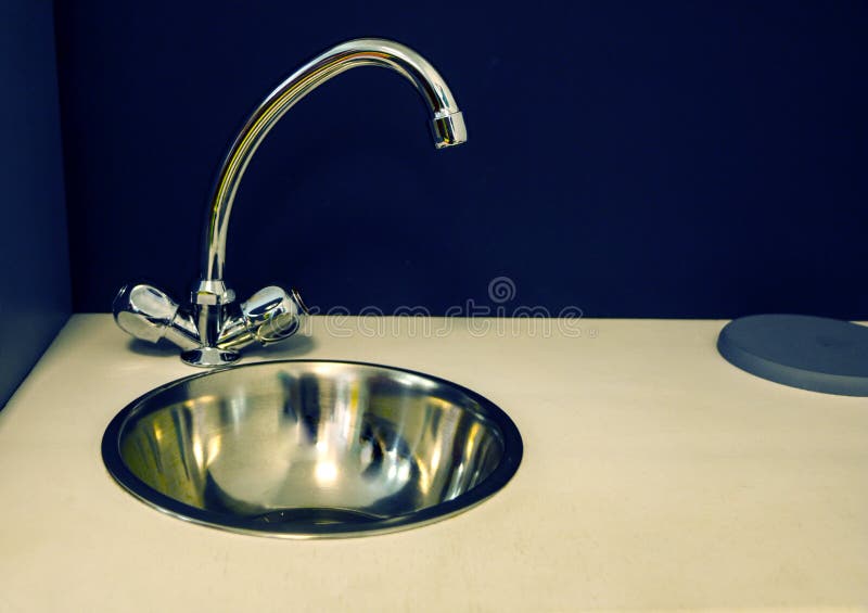Shiny New Kitchen Sink Drain Stock Image Image of kitchen, texture