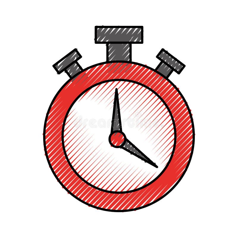 Chronometerhorloge geïsoleerd pictogram royalty-vrije illustratie Chronometerhorloge geïsoleerd pictogram royalty-vrije illustratie